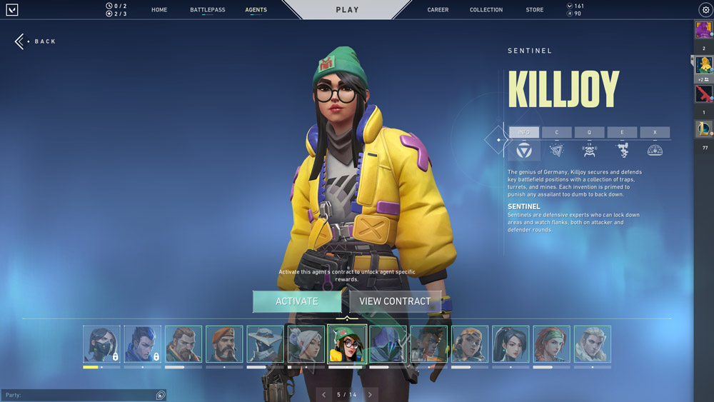 How to view Abilities in Valorant? Agents Tab