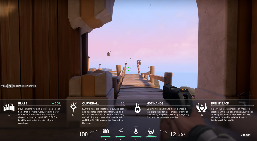 How to view Agent Abilities in Valorant? Hold F1