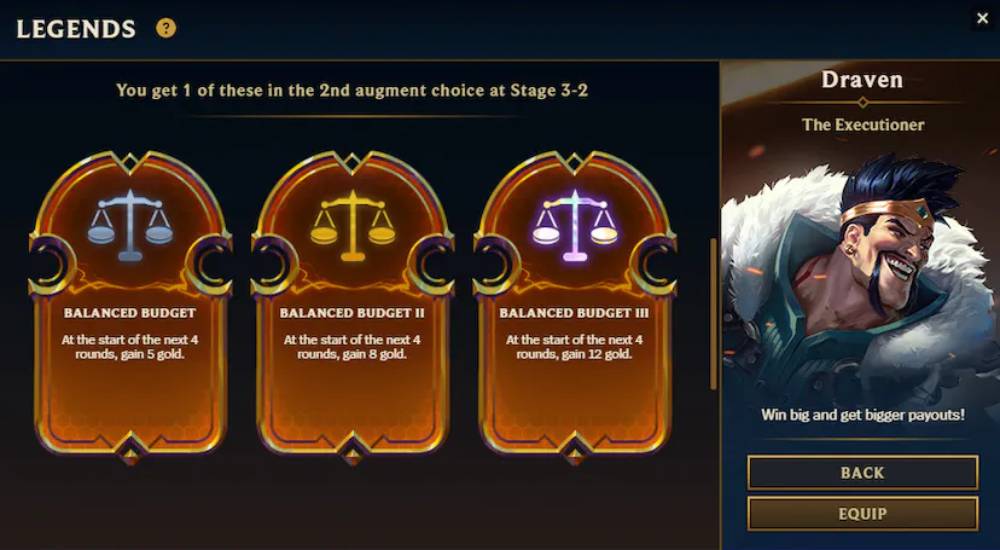Balanced Budget (Legend)
