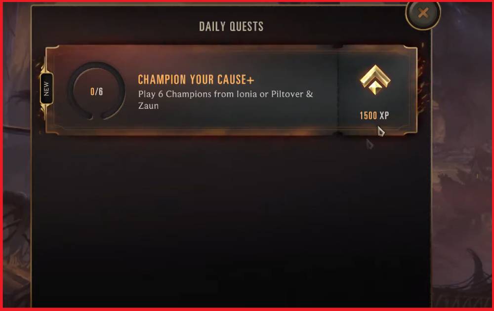 Completing Daily Quests