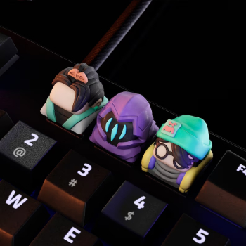 Artisan Craftsmanship: Hand-Painted Valorant Keycaps