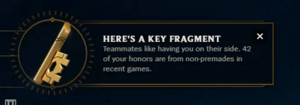 What is the Drop Rate of League of Legends Key Fragments?