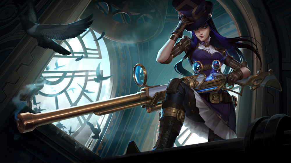 Best Fleet Footwork Rune Champion Caitlyn League of Legends