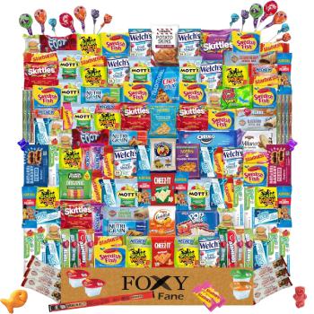 Foxy Fane 150ct Deluxe Snack Box: A Cornucopia of Treats
