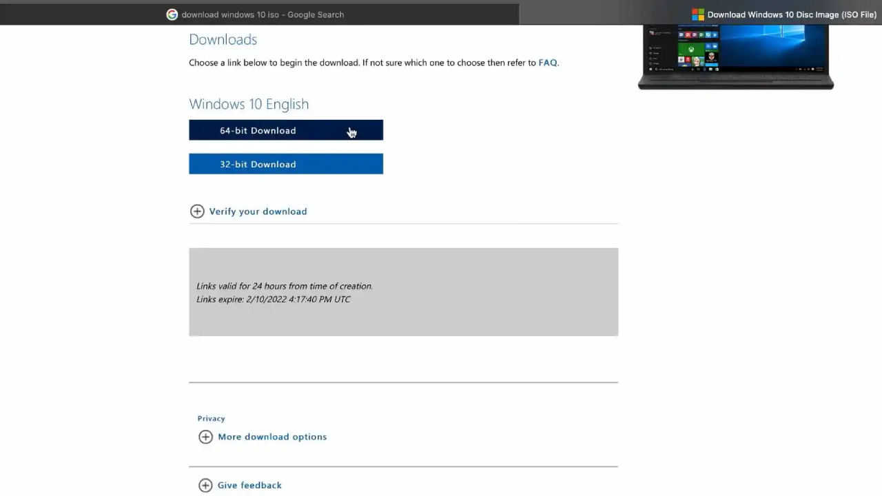 Step 3: Installing Windows on Parallels