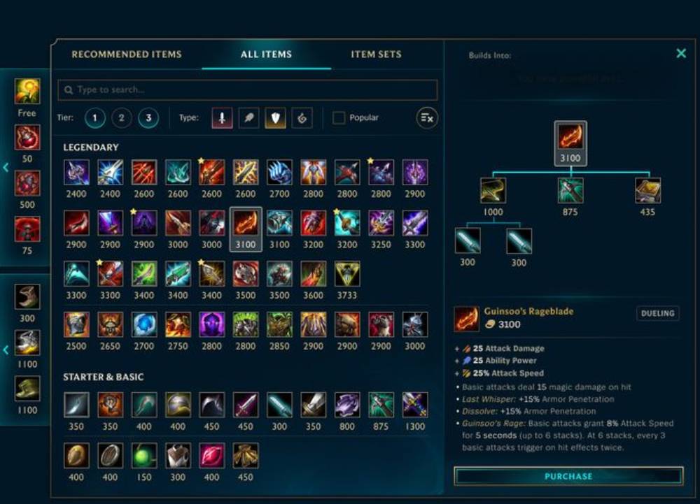 Maximizing the Item Shop
