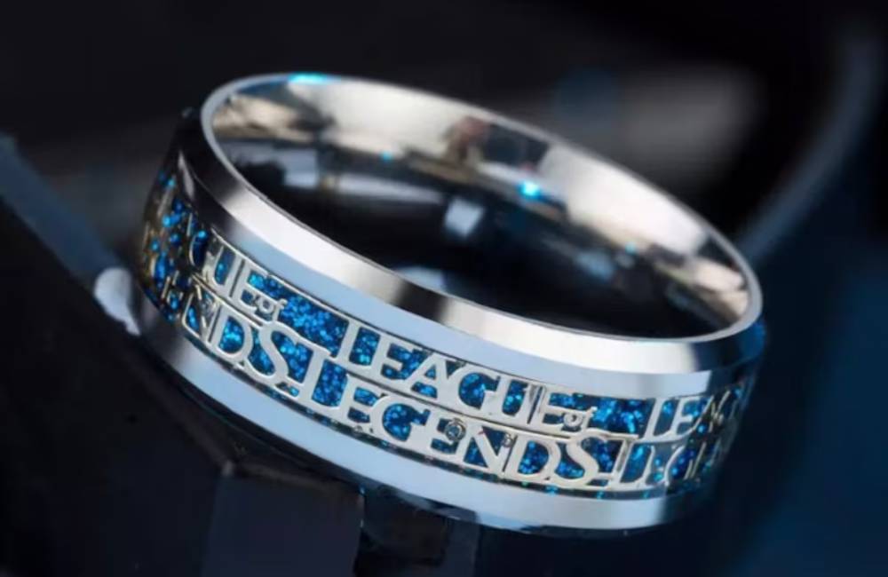 League of Legends Titanium Steel band ring