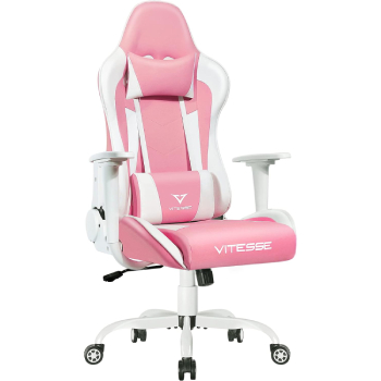 PUKAMI Pink Cute Kawaii Gaming Chair: Comfort in Style