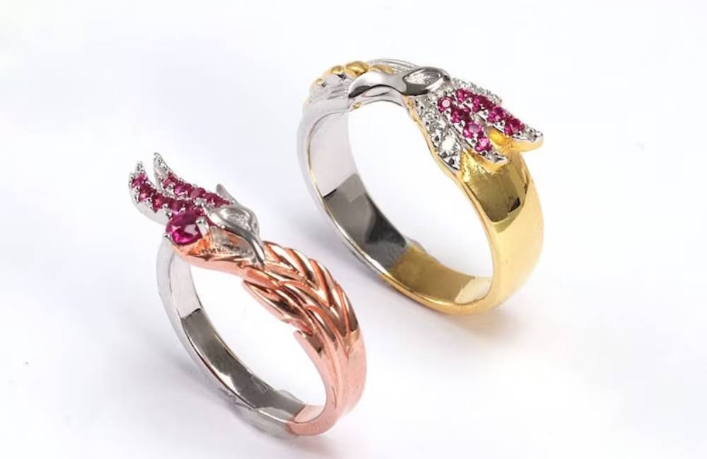 Rakan And Xayah Couple Ring 