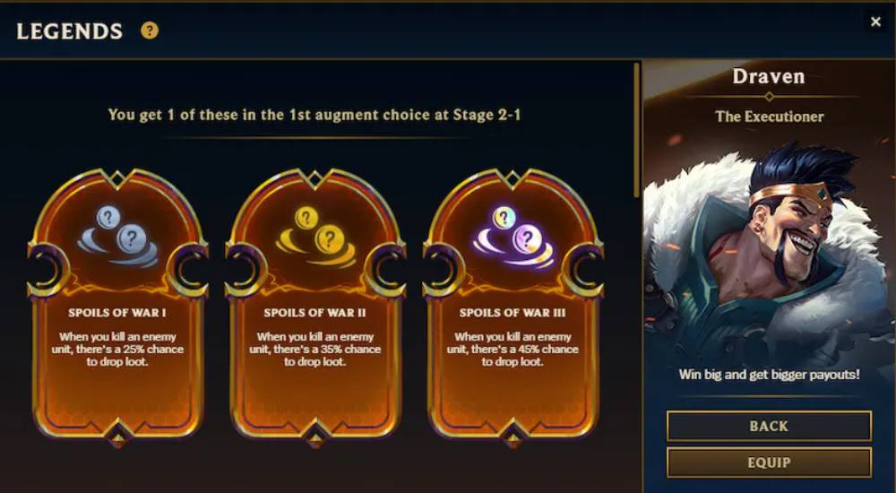 Spoils of War (Legend)
