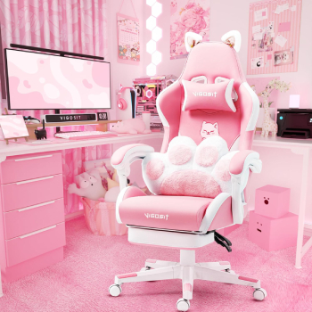 Vigosit Pink Gaming Chair: Comfort Meets Cute